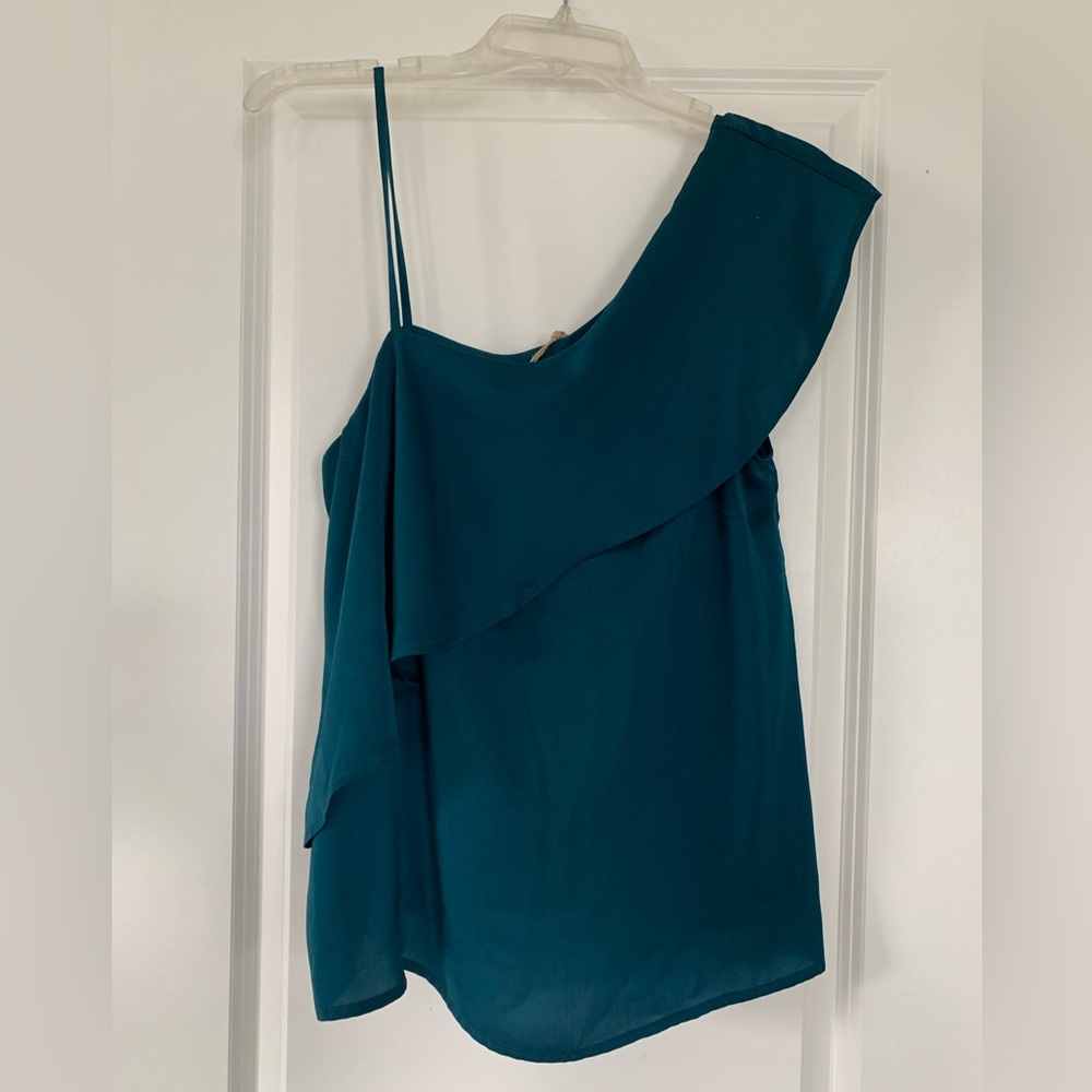 Leith teal top